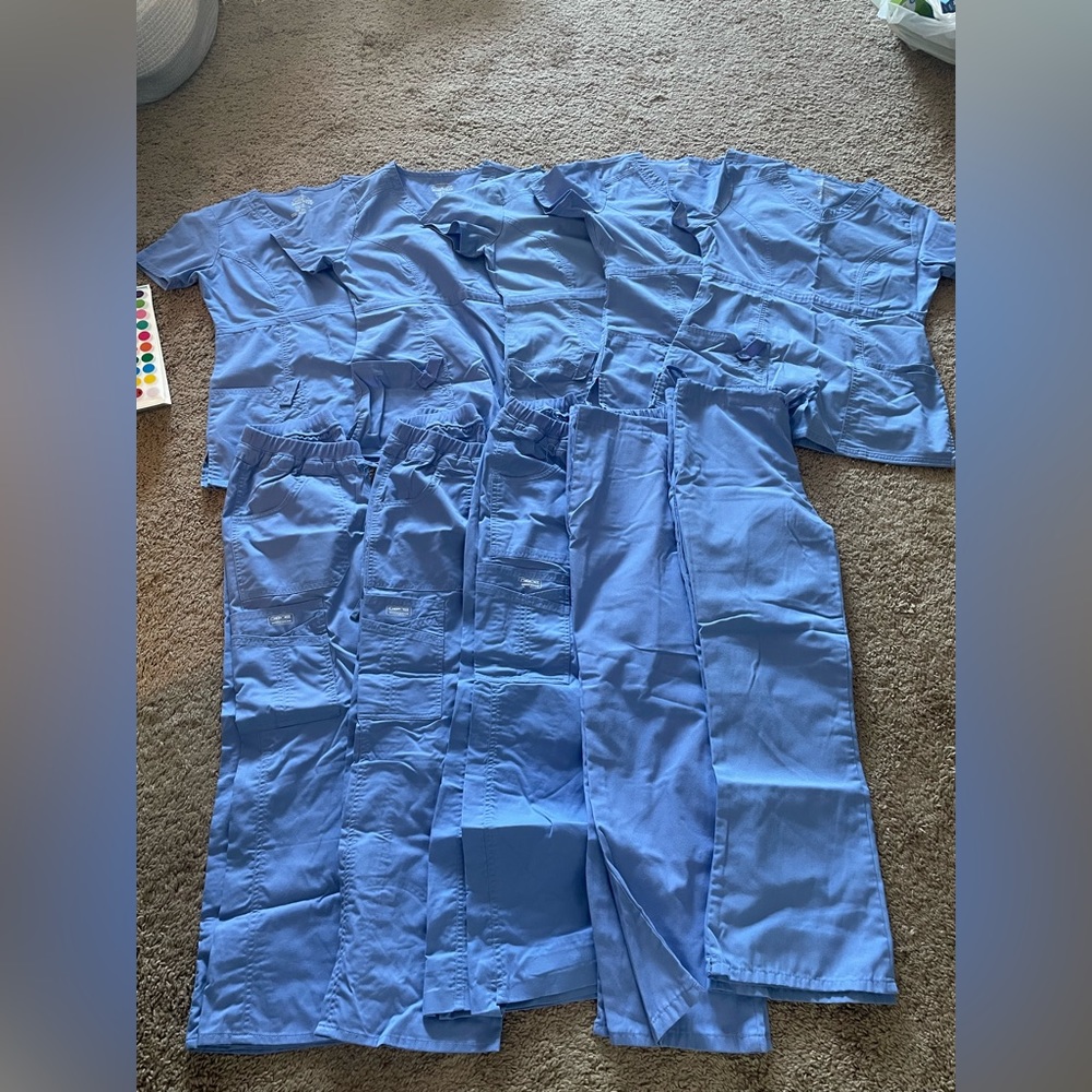 Lot of Cherokee Scrubs Ciel Blue